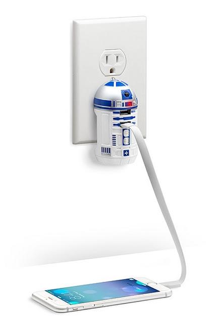 Cargador de pared USB R2-D2: con tecnología de de Star Wars