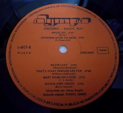 Orquesta Magic fantasy -Oxigeno Magic fly Lp 1980