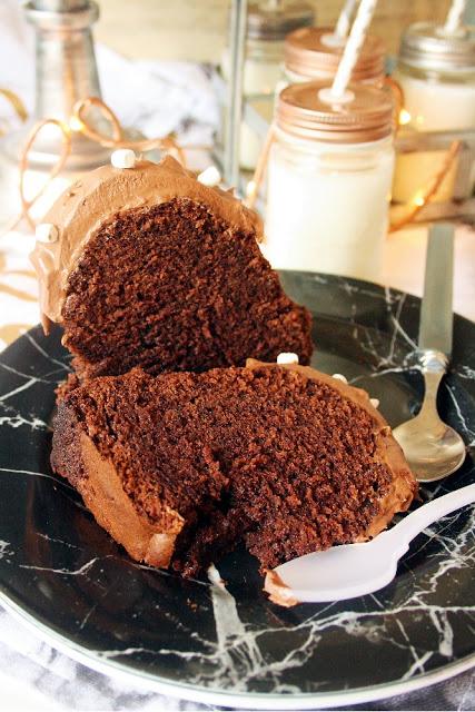 Hot Chocolate Bundt Cake