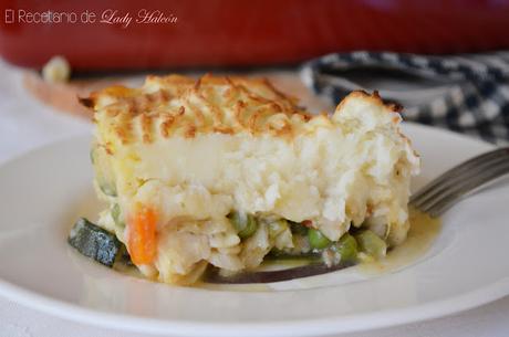 Pastel de pescado o fish pie - Reto #asaltablogs