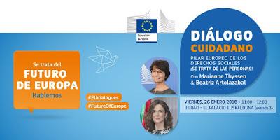 Diálogo Ciudadano en Bilbao con la Comisaria Europea Marianne Thyssen Diálogo Ciudadano en Bilbao con la Comisaria Europea Marianne Thyssen
