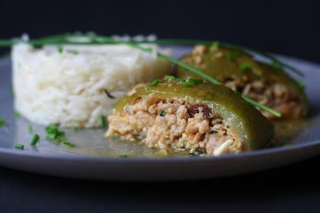 Caigua Rellena de Pollo