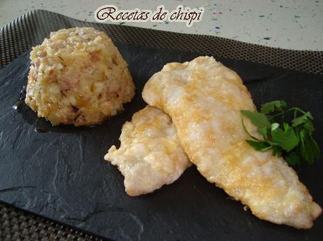 PASTELITOS DE PATATAS CON MERLUZA REBOZADA