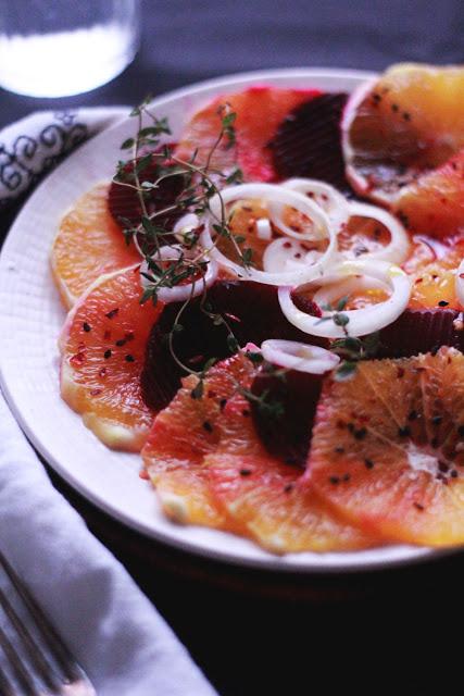 Ensalada de naranja y remolacha. Recetas para una vida saludable