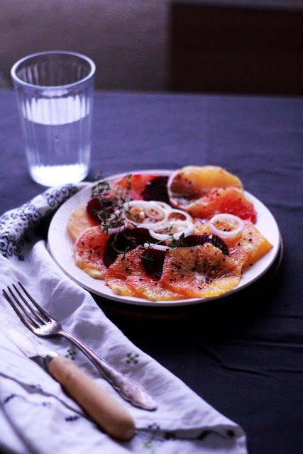 Ensalada de naranja y remolacha. Recetas para una vida saludable