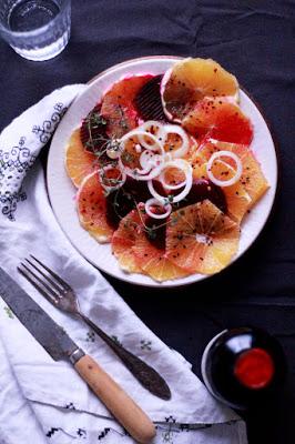 Ensalada de naranja y remolacha. Recetas para una vida saludable