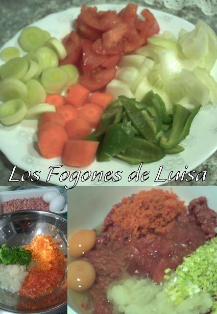 ALBONDIGAS Y HAMBURGUESAS DE CARNE Y VERDURAS