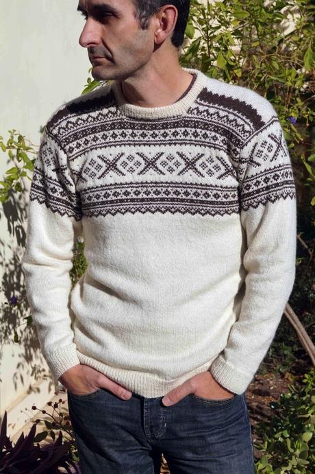 Mi primer jersey jacquard / My first jacquard sweater