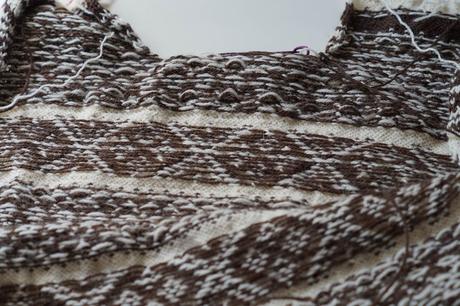 Mi primer jersey jacquard / My first jacquard sweater