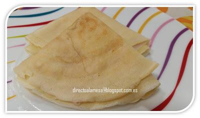 Crepes de jamón york y queso