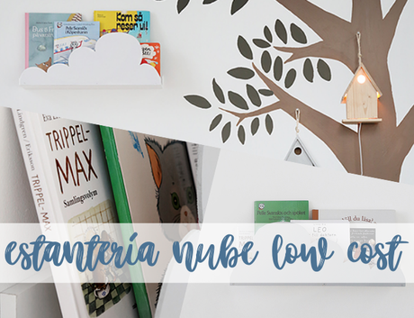 DIY DECO PEQUES: hazte unas estanterías nubes low cost