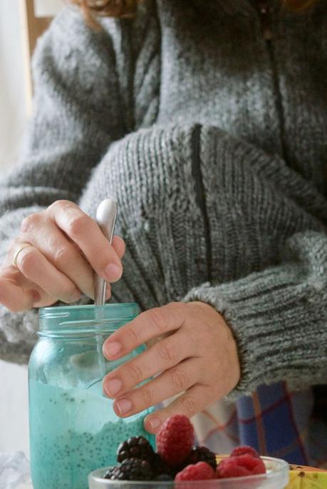 Pudding de chía con papaya y lima, un desayuno muy hippie
