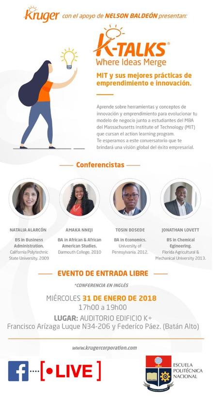 Conversatorio MIT y sus mejores prácticas de emprendimiento e innovación Conversatorio MIT y sus mejores prácticas de emprendimiento e innovación