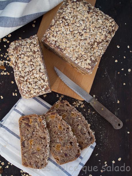 Pan integral con frutos secos, sin amasado. Vídeo Receta Pan integral con frutos secos, sin amasado. Vídeo Receta