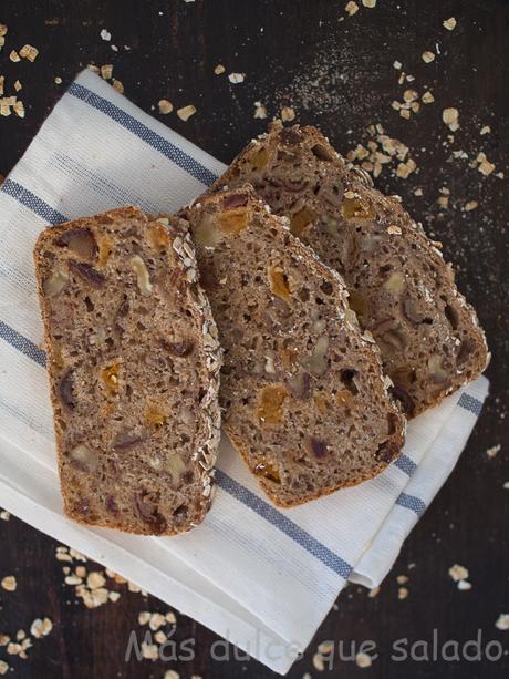 Pan integral con frutos secos, sin amasado. Vídeo Receta Pan integral con frutos secos, sin amasado. Vídeo Receta