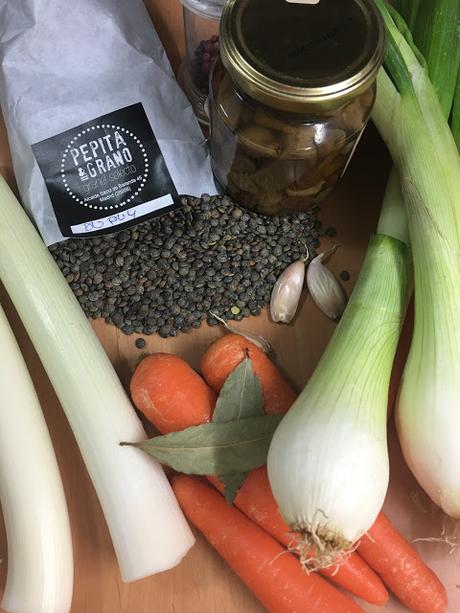 Lentejas De Puy Con Puerro Y Setas Lentejas De Puy Con Puerro Y Setas