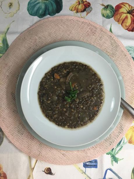 Lentejas De Puy Con Puerro Y Setas Lentejas De Puy Con Puerro Y Setas