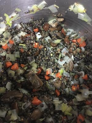 Lentejas De Puy Con Puerro Y Setas Lentejas De Puy Con Puerro Y Setas