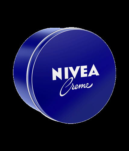 Caja azul de Nivea como contorno de ojos