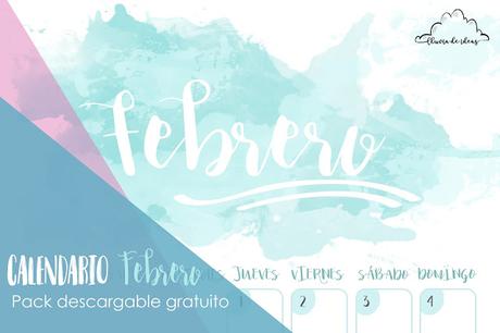Descargable: Extra Febrero, calendarios y carteles motivadores con lettering Descargable: Extra Febrero, calendarios y carteles motivadores con lettering