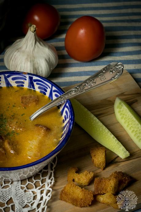 La sopa de ajo de tomate de mi madre