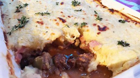 Pastel de Carne Cortada a Cuchillo y Papas
