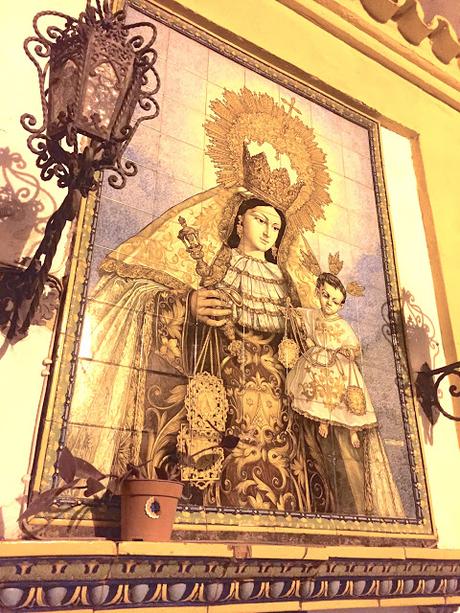 Retablo de la Virgen del Carmen.