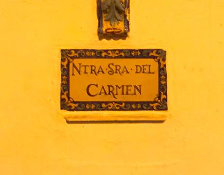 Retablo de la Virgen del Carmen.