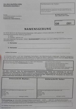 Cómo registrar a mi hijo nacido en Austria ante las autoridades austriacas