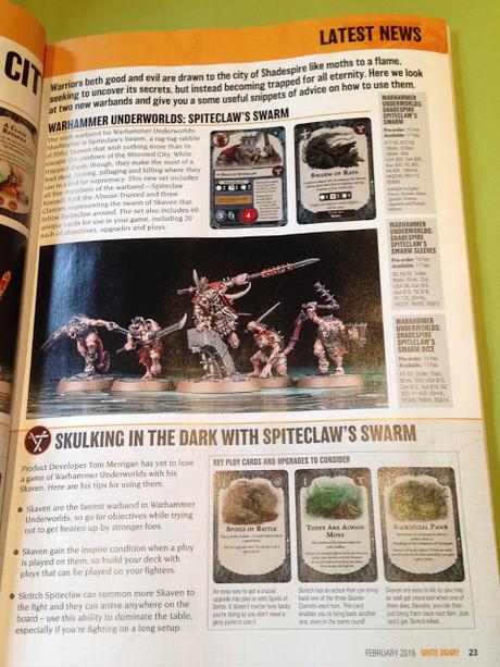 Fotos filtradas de la White Dwarf de Febrero