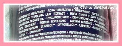 Review Agua extraordinaria de rosa damasco con ácido hialurónico de Melvita. Cosmética Natural.