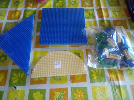 12 bases lego mas bloques apilables