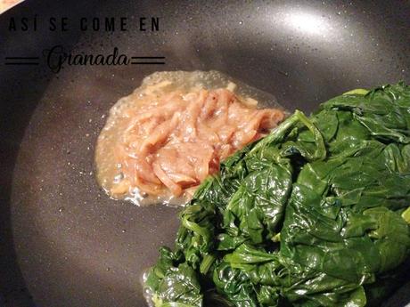 Enrollado de espinacas y marisco, Juego de blogueros 2.0