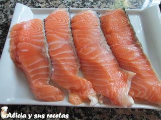 SALMÓN CON ALMEJAS