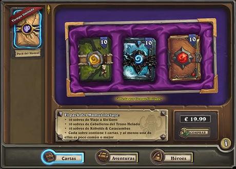 Hearthstone anuncia las misiones de sobres: ¡Gana hasta 3000 sobres de cartas del Año del Mamut y más! Hearthstone anuncia las misiones de sobres: ¡Gana hasta 3000 sobres de cartas del Año del Mamut y más!