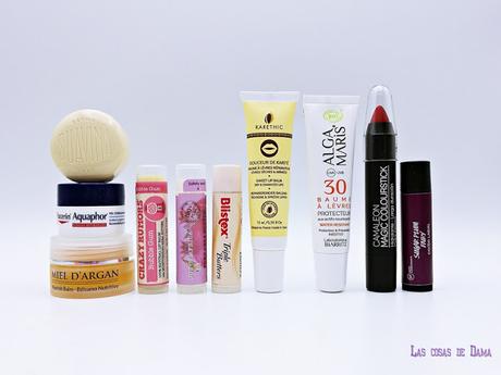 balsamo labial lipcare belleza cuidado labios aquaphor farmacia cosmética natural eucerin argan oil crazyrumors primor suavina karethic alga maris camaleon lush blistex out of africa karité crazy rumors