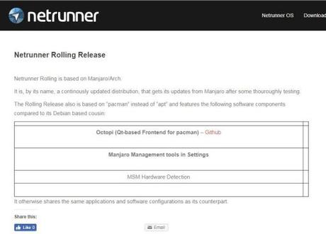 “Netrunner Rolling 2018.01” ya está aquí: Sistema Manjaro Linux basado en KDE