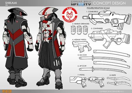 Infinity: Asawira con un Spitfire y Shikami con Contender