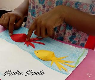 Cómo hacer un pez de papel, manualidades para niños.