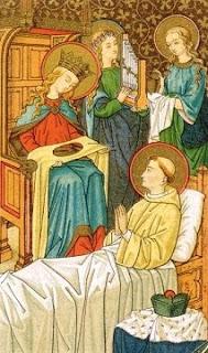 Del santo receptor del escapulario dominico. Del santo receptor del escapulario dominico.