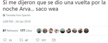 Mauricio Pinilla explotó con hincha de Colo Colo en Twitter “Eres un saco wea”