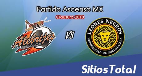 Alebrijes de Oaxaca vs Leones Negros en Vivo – Ascenso MX – Sábado 3 de Febrero del 2018