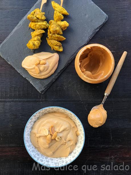 Salsa de cacahuetes. Vídeo Receta