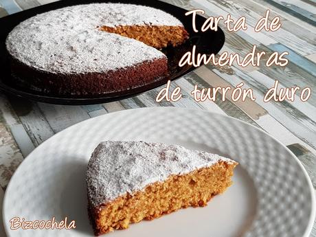 TARTA DE ALMENDRAS DE TURRON DURO