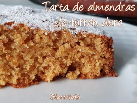 TARTA DE ALMENDRAS DE TURRON DURO