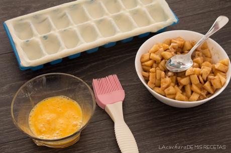 Apple pie bites (cubitos de tarta de manzana)