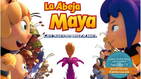 Sorteamos 3 packs de la película “La Abeja Maya, los juegos de la miel”