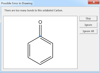 Fallos a la hora de dibujar moléculas orgánicas