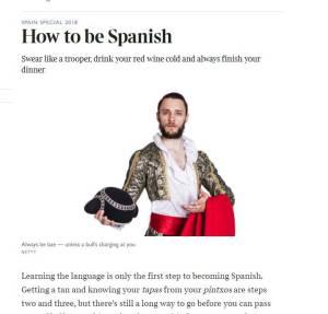 How to be Spanish (o la paja en el ojo ajeno)