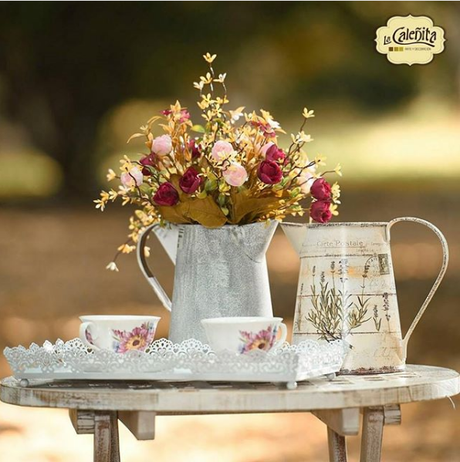 Ideas para centros de mesa vintage